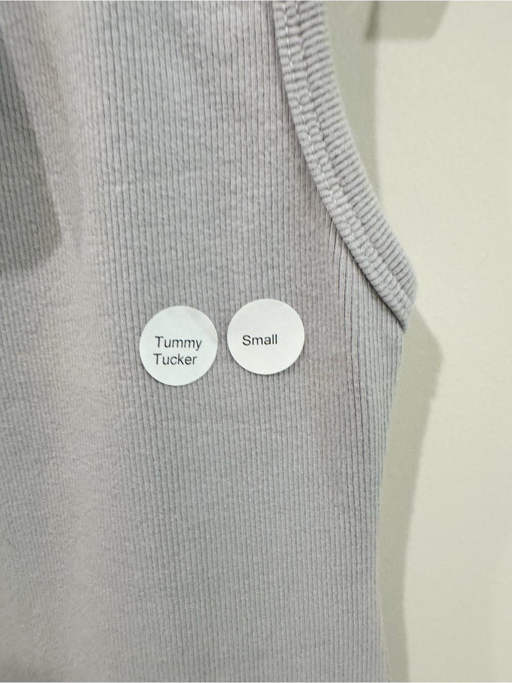 BNWT Bra30 by PJ Harlow Tummy Tucker Racerback Tank silver size XS $40 - Picture 5 of 11
